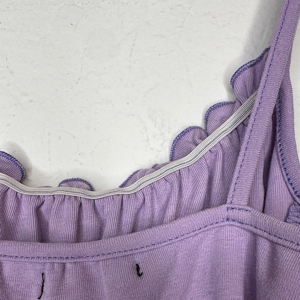 Chic Lavender Ruffled Camisole Size Small - Picture 11 of 12